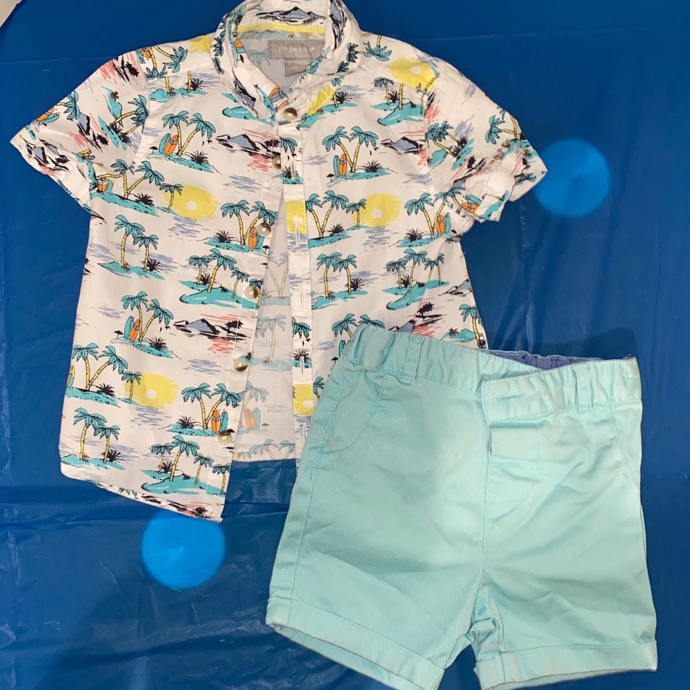 Boys 2pc Short set 12-18 months